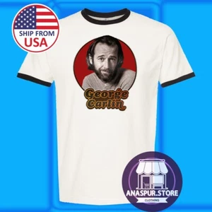 Timbre de comedia para hombre George Carlin negro talla S-3XL - Imagen 1 de 1