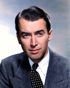 Jimmy Stewart James Schauspieler Portrait Foto Poster Kunstdruck coloriert - Bild 1 von 2