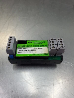APC SPX-2DS2D2A SERIPLEX SENSORbus I/O Module Control Bus.                 4E-35 - Image 1 of 3