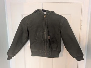 Carhartt Jungen gefütterte Jacke Mantel grün MOS Small Regular 14806 Youth - Bild 1 von 9