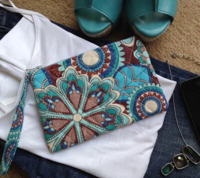 Bolso sin asas de muñeca HECHO A MANO - moneda de dinero - identificación - tarjeta de crédito - llaves - teléfono celular Foto 1 de 4