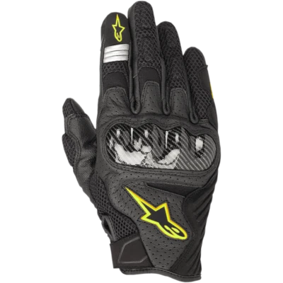 ALPINESTARS SMX-1 AIR V2 MEN'S LEATHER MOTORCYCLE STREET RIDING GLOVES 2DAY SHIP - Image 1 of 3