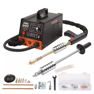 VEVOR Tire Clou Carrosserie Kit Poste Débosselage Soudage par Points 6 Modes 3kW - Foto 1 di 12