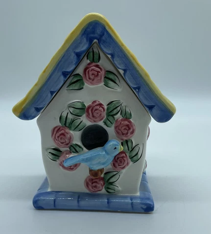 Elements Ceramic Birdhouse With Candle Cover