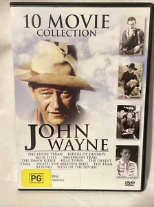 10 Movie Collection John Wayne DVD Region 0 VGC Fast Free Aus Post - Picture 1 of 10