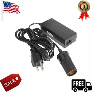 110V-240V AC Wand zu DC 60W 12V/5A Adapter Konverter Zigarettenanzünder Buchse USA - Bild 1 von 7
