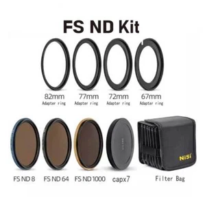 Nisi Swift System FS ND8 & ND64 & ND1000 kit obiettivo fotocamera filtro 67/72/77/82 mm - Foto 1 di 5