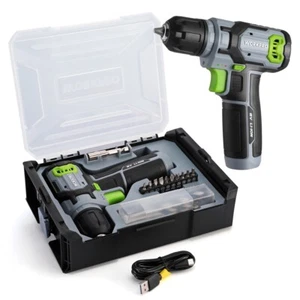 WORKPRO 2.0Ah Cordless Power Drill Set 8V Drill Driver Electric Screwdriver Kits - Picture 1 of 10