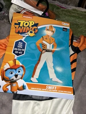 Nickelodeon Swift Top Wing Unisex Halloween Costume Size S 4-6 Pilot Airplane - Image 1 of 4