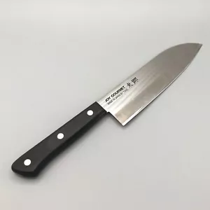 Geschärftes Santoku Küchenmesser aus Edelstahl 6,5 Zoll 165 mm Banshu Toho Togo - Bild 1 von 24