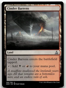 Magic The Gatewatch Cinder Barrens 168 casi nuevo/m - Imagen 1 de 1