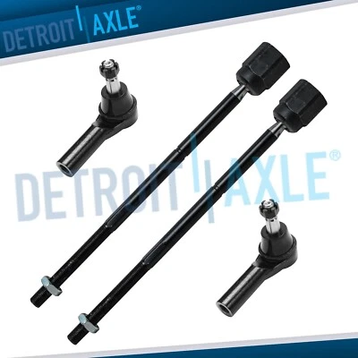 Extremos de barra de amarre delanteros interiores y exteriores para Ford Taurus Mercury Sable 1996-2007 Foto 1 de 4