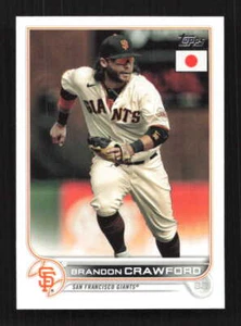 Brandon Crawford 2022 Topps Japan Edition San Francisco Giants #83 - Picture 1 of 2