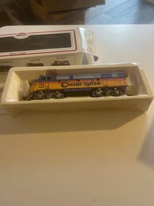 Model Power HO Scale Chessie System C&O #6012 Diesel Locomotive – Metal Chassis - Picture 1 of 3