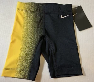 Nike Boys Fade Sting Jammer Swimsuit Size 22 NESS8052-705 Varsity Maize XS - Picture 1 of 8
