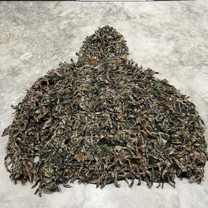 Cabela’s Chaqueta Hombre’s Sudadera con Capucha XL Camuflaje Ghillie Hojas Malla Red Mossy Oak Break Up - Imagen 1 de 7