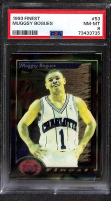 Finest #53 Muggsy Bogues 1993 PSA 8 casi nuevo-como nuevo 73433735  Foto 1 de 3