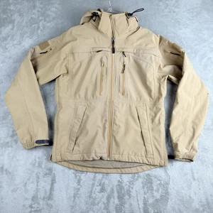 5 11 Tactical Series Jacket Women XS Tan Brown Full Zip Hooded Outerwear Outdoor - Picture 1 of 24