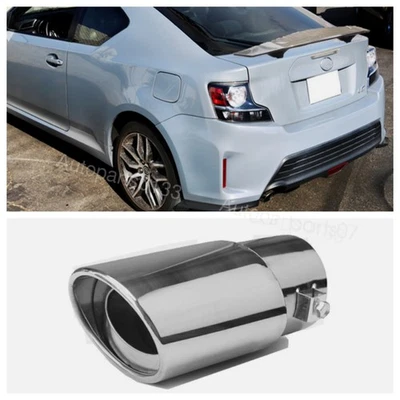 For 2011-2016 Scion TC Stainless Steel 2.1" Exhaust Pipe Tail Muffler Tip US - Изображение 1 из 4