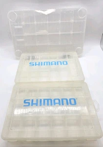 Shimano And Unbranded Lure Tackle Fishing Organizer Boxes Set Of 3 *READ* - Picture 1 of 9