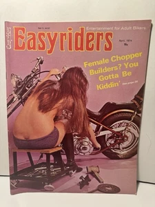 REVISTA DE MOTOCICLETAS EASYRIDERS - Abril 1974 Biker Entertainment - ENVÍO GRATUITO - Imagen 1 de 8