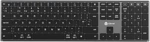 iClever DK06 Bluetooth Keyboard, 4 Device Multi-Device Connection, Full-Size - Picture 1 of 9