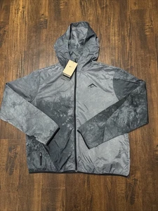 NWT Nike Trail Light Weight Running Jacket Grey FN6583-010 Women’s Size L. B2 - Picture 1 of 9