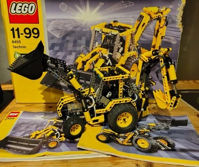 LEGO Technic Technik 8455 Radlader 100% Komplett mit OVP und  Bauanleitungen. - Bild 1 von 4