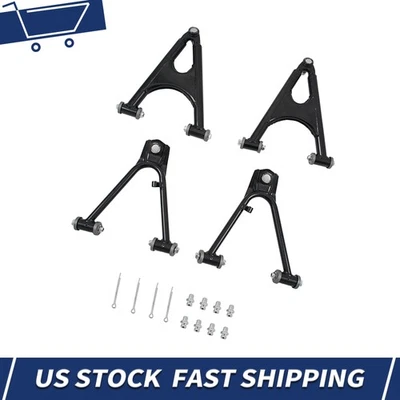 Front Upper and Lower A-Arm Set for Yamaha WARRIOR 350 YFM350X Control Arms Foto 1 de 4