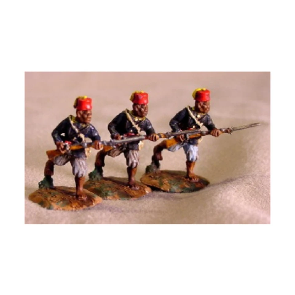 Reviresco Colonial Mini Senegalese Tirailleurs Charging (28mm) Pack New - Image 1 of 1