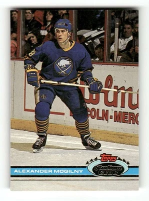 1991-92 Stadium Club Hockey 195 Alexander Mogilny BXCP14 - Image 1 of 2