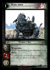 LOTR TCG 5C67 Warg-rider Battle of Helm's Deep - Picture 1 of 1