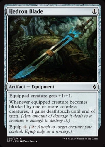 Hedron Blade - Foil - Battle for Zendikar #224/274 MTG Magic The Gathering - Image 1 of 1