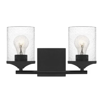 Abner - 2 Light Medium Bath Vanity in Transitional style - 14 Inches wide by - Image 1 of 4