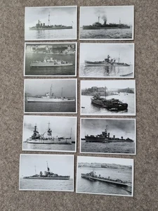 10 Original Royal Navy WW2 Era Warship Wright & Logan Library Photos 14x9cm #5 - Picture 1 of 12