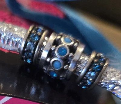 Lot 3 BRIGHTON bracelet beads Classicism and Voyage Spacer aqua blue turquoise - Image 1 of 4