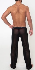 Innenhose Gr. L schwarz total transparent sheer sexy neofan Ref M02 - Bild 1 von 6
