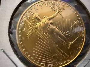 1990 1 oz American Gold Eagle Coin $50 gold - Picture 1 of 7