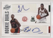 2010-11 Season Update Duals Signatures /99 Larry Sanders Ed Davis Rookie Auto RC