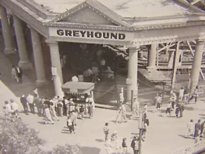 Vintage Riverview Park Chicago, Il. Montagne russe "Greyhound" e il "Rotore" - Foto 1 di 6