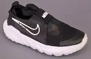 Nike Little Kids Flex Runner 2 Slip-On Running Black /White Size 1Y EUR 32 - Picture 1 of 5