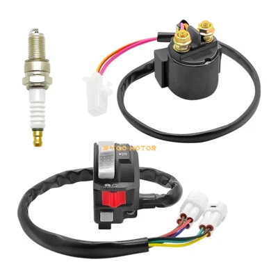 Handlebar Switch & Starter Solenoid Relay & Spark for Yamaha Warrior 350 2002-03 — 第 1/4 张图片