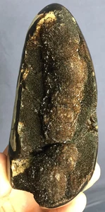 867g Natural Septarian Dragon Stone Huge CrystalLized Geode EGG ic3950 - Picture 1 of 11