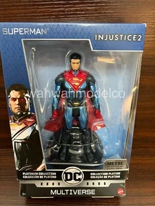 INJUSTICE 2 SUPERMAN METAL ACTION FIGURE DC COMIC MULTIVERSE PLATINUM COLLECTION - Picture 1 of 2