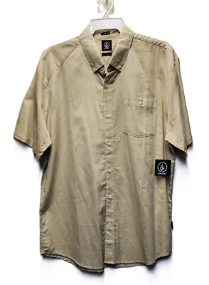 VOLCOM Men's S/S Woven Shirt - SAN - XL - NWT - Image 1 of 4