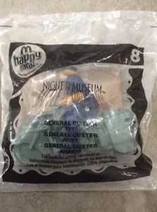 2009 Night at the Museum McDonalds Happy Meal Toy -General Custer #8 Cake Topper - Foto 1 di 1