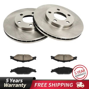 Rotores de disco delanteros y pastillas de freno de cerámica para Ford Mustang 1999-2004 54011 D804 - Imagen 1 de 12