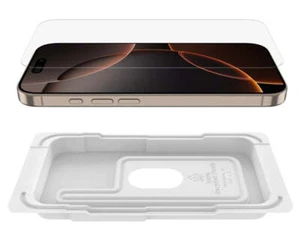 Vetro temperato per iPhone 16 Pro Belkin vetro protettivo display vetro temperato vetro protettivo - Foto 1 di 9
