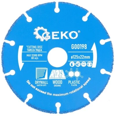 HM Trennscheibe 125 mm Hartmetall Flexscheibe Sägeblatt Holz PVC Cutter Scheibe - Bild 1 von 2