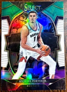 2022-23 Select Verde Blanco Púrpura #14 Michael Porter Jr. Denver Nuggets - Imagen 1 de 2